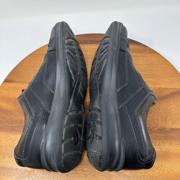 Ecco Remote Sneaker Oxford Size 11-11.5 EU 45 Black Leather Lace Up Shoes - Picture 7 of 11